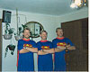 30th birthday 1988 left to right - Gary Steven and me, alias Supermen